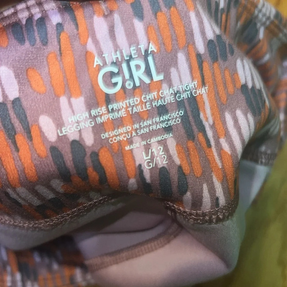 Athleta Girls Leggings size 12 - Picture 4 of 5